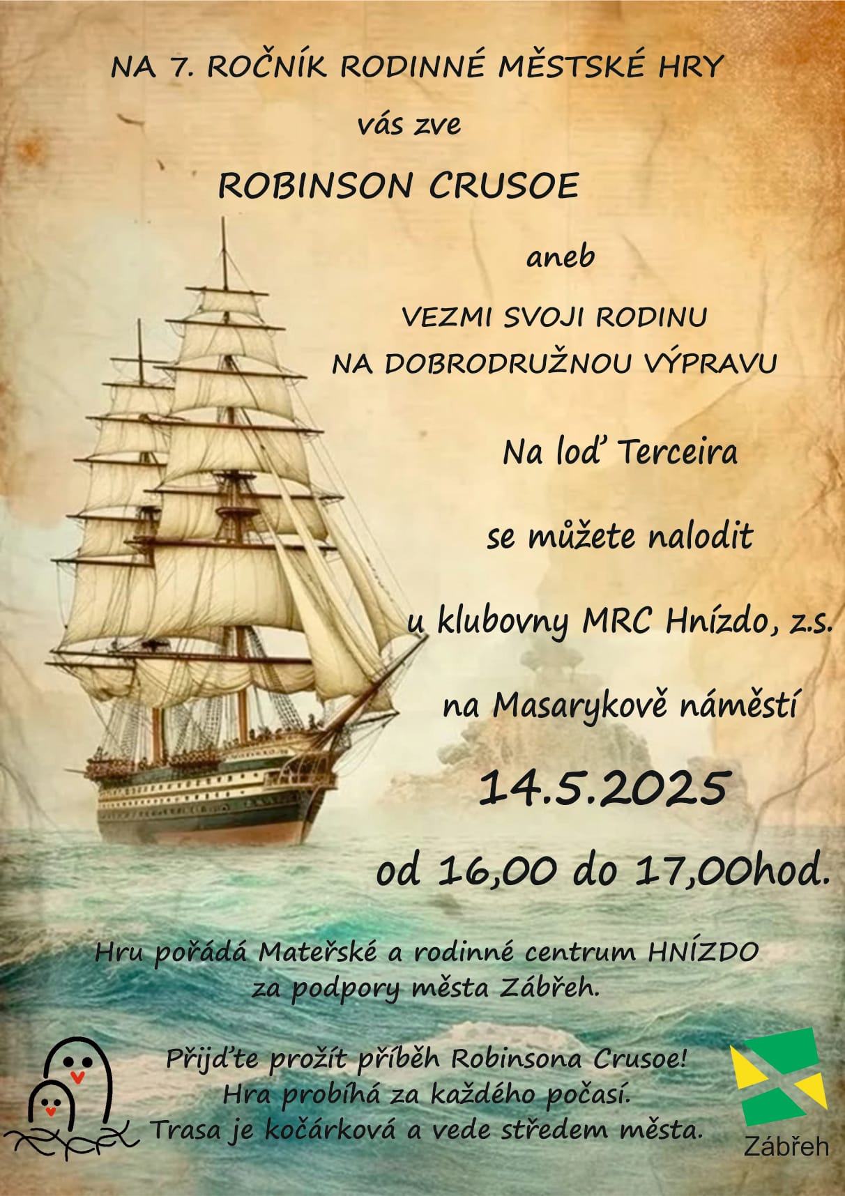 Robinson Crusoe - městská hra